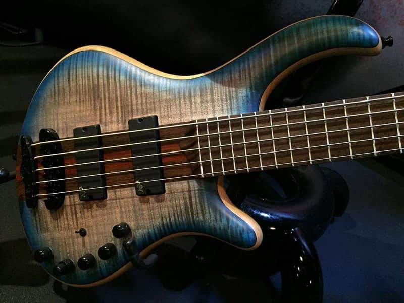 Mayones Patriot 5 Classic 2017 3Tone Blue Burst image 1