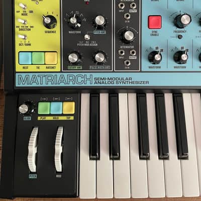 Moog Matriarch 49-Key Semi-Modular Analog Synthesizer 2019 - Present - Black / Multi-Colored Panel image 2