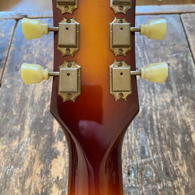 Greco Vintage Japanese SA-550R Semi-Acoustic 1980 Sunburst with fitted Leatherette Case image 16