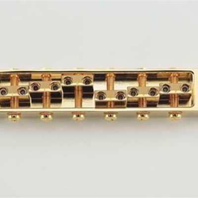 Gotoh 510BN Tunematic Bridge With Height Adjustable Saddles - GOLD