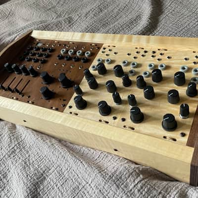 Ellitone Osage 4 Voice Analog Modular Synthesizer System 2022 - Walnut/Maple Wood image 3