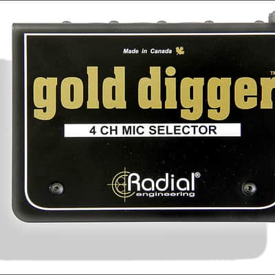 Radial Engineering Gold Digger Mic Selector image 1