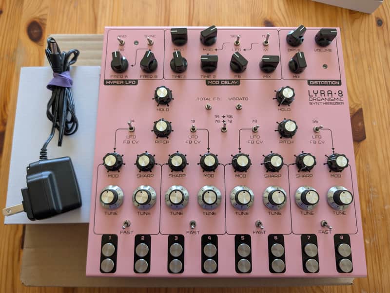 Soma Laboratory Lyra-8 Organismic Synthesizer 2017 - 2020 - Pink image 1