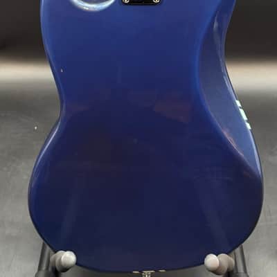 Fender Kurt Cobain Mustang 2012 - Dark Lake Placid Blue with Stripe image 8