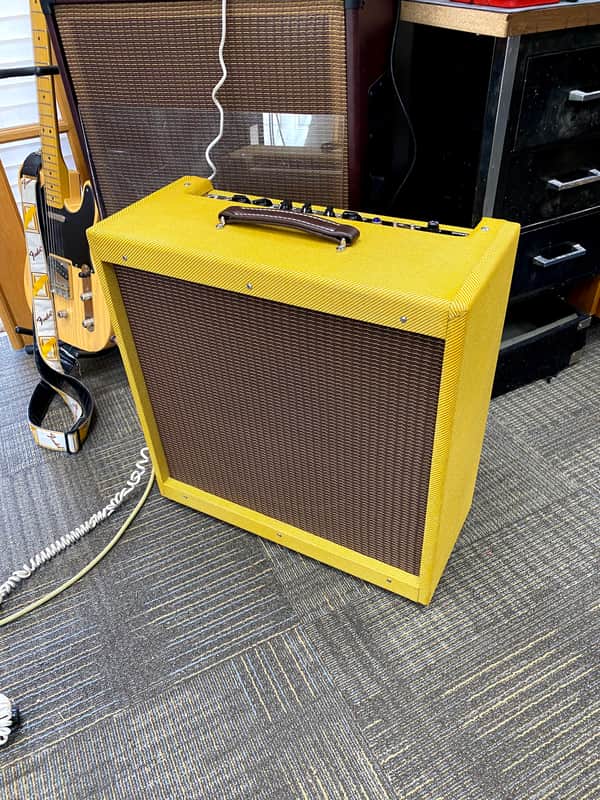 5F6-A Tweed Bassman, Vintage Jensen Vibranto 15" Beautiful image 1