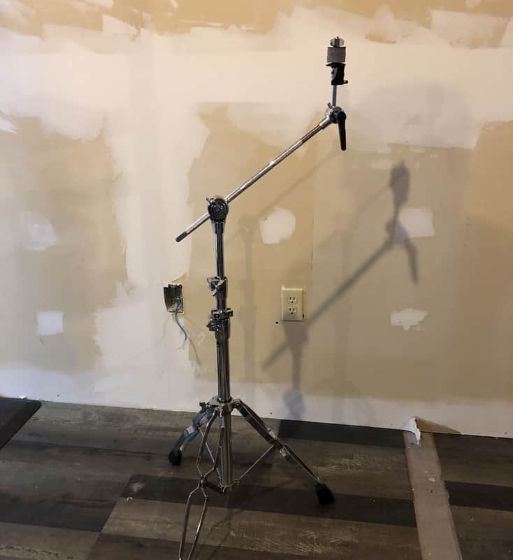 DW DWCP9700 9000 Series Heavy Duty Double-braced Straight/Boom Cymbal Stand 2010s - Chrome image 1