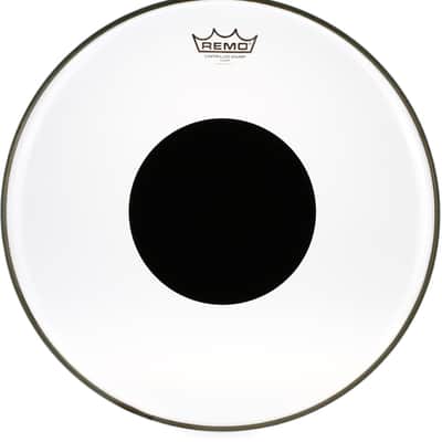 Remo Controlled Sound Clear Black Dot Drumhead - 16 inches image 1
