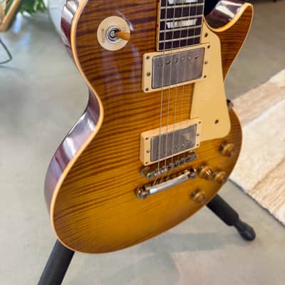 Gibson Les Paul 1960 VOS Wildwood Tom Murphy Painted Lemon Burst COA image 5