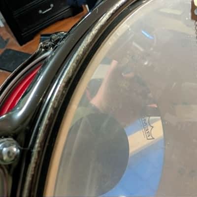 DMR 12" Snare Drum Early 2000s - Red Black Burst image 2