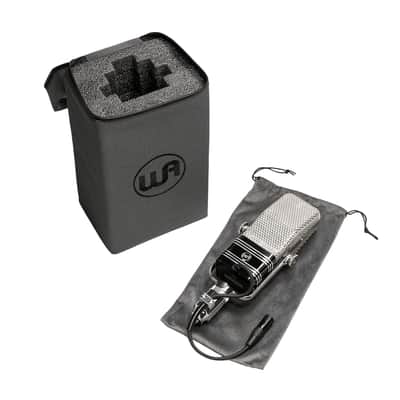 Warm Audio WA-44 Studio Ribbon Microphone w/Mic Stand Adapter, Embroidered Mic Sock & Case image 6