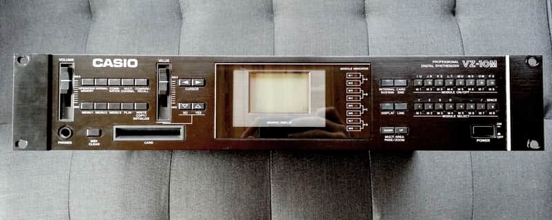 Casio VZ-10m phase distortion FM polyphonic classic synthesizer graphic editing image 1