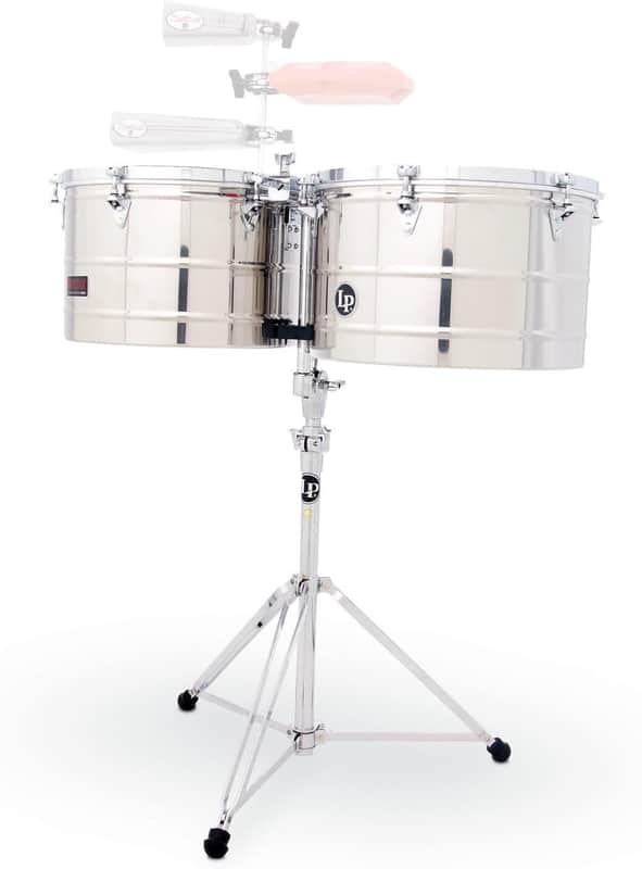 LP LP1516-S 15" and 16" Prestige Thunder Timbales - Stainless Steel image 1