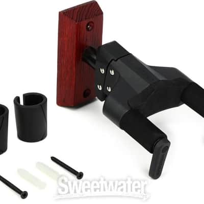 Hercules GSP38WBR Plus Auto Grip System (AGS) Guitar Hanger, Wood Base, Short Arm image 2