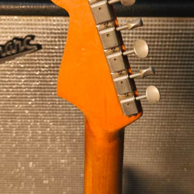 Fender Stratocaster 1964 Fiesta Red Refin Hardtail conversion 3kg image 17