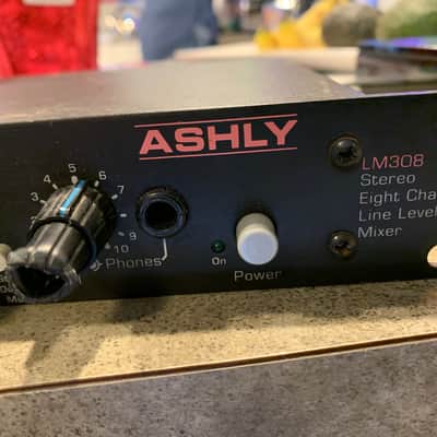 Ashley LM 308 Line/Keyboard rack mixer Pro Black image 1