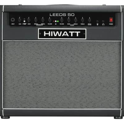 Hiwatt Leeds 50R 50 Watt 2 Channel 1x12" Reverb Guitar Amplifier Combo image 1