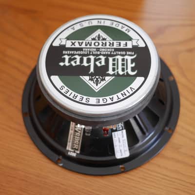 Weber 8F125 8" Ceramic Speaker (Vintage Series Ferromax 8F125H, 4 Ohms, 20 Watts, 8 Inch, Hemp Cone) for Fender Champ image 6