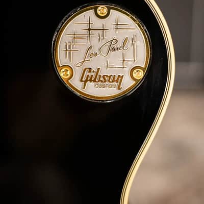 Gibson Custom Shop 1968 Les Paul Custom Reissue Electric Guitar - Ebony with Hardshell Case image 14