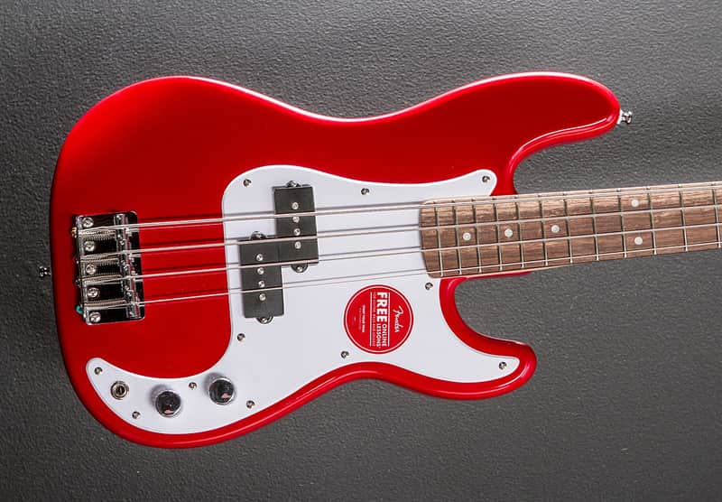 Squier Mini Precision Bass - Dakota Red image 1