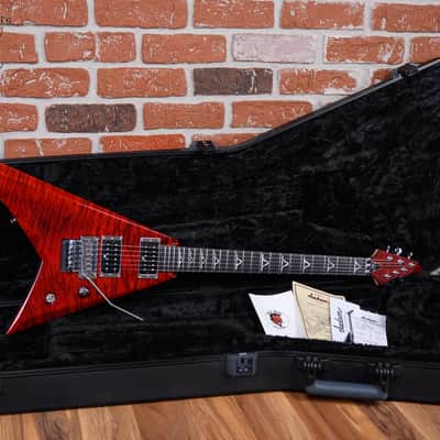 Jackson USA Custom Shop Limited Edition Oli Herbert RR24 Rhoads Quilted Maple Top RedRum 2018 w/OHSC image 2