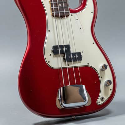 Fender Precision Bass 1966, Candy Apple Red image 2