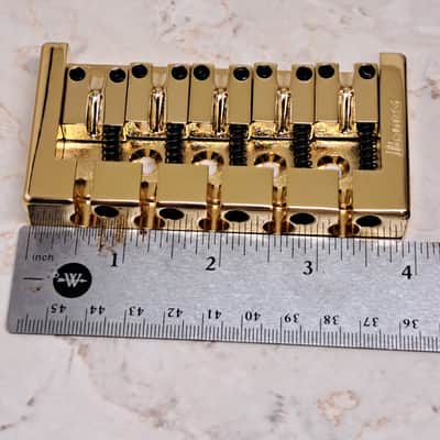 Ibanez EB10 2BB1EB10G5 5-String Bass Guitar Bridge- Gold Finish- NOS Unused- for use on DW835 Doug Wimbash Bass image 6