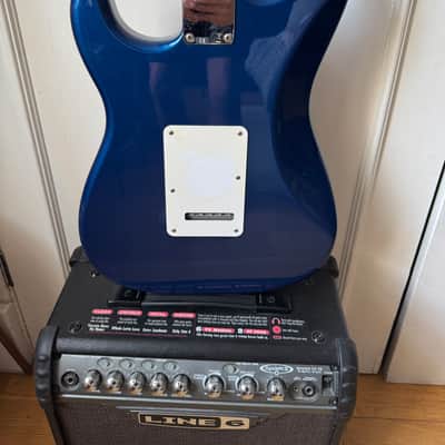 Fender Mexican Stratocaster Mid-00s - Blue image 12