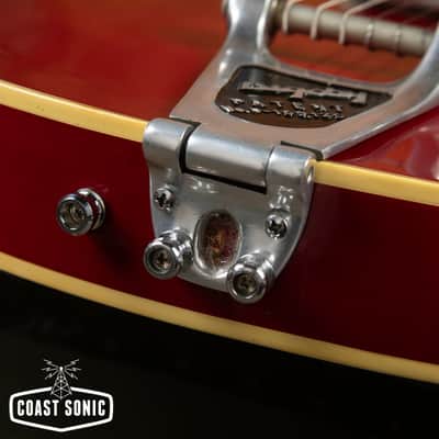 1992 Gibson ES-135 Semi-Hollow Body with added Bigsby, Hard Case image 14