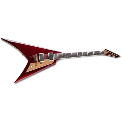 ESP LTD KH-V Kirk Hammett Electric Guitar - Ebony Fretboard, Red Sparkle image 6