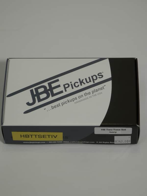 Joe Barden Engineering (JBE Pickups) HB Two/Tone Pickup Set Ivory image 1