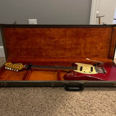 1966 Fender Mustang Dakota Red w/ OHSC image 13