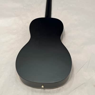 Recording King Series 7 RPS-7-NGB Limited-edition Steamboat Single 0 Acoustic Guitar - Black and Gold Satin image 3