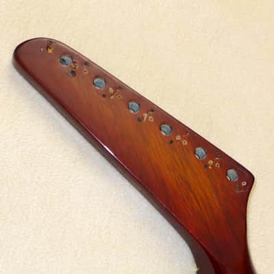 Homemade  Guitar Neck  1980 Mahogany Rosewood image 5