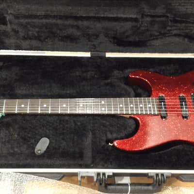 Charvel 375 Deluxe 1989 Red Sparkle w/ HSC MIJ image 2