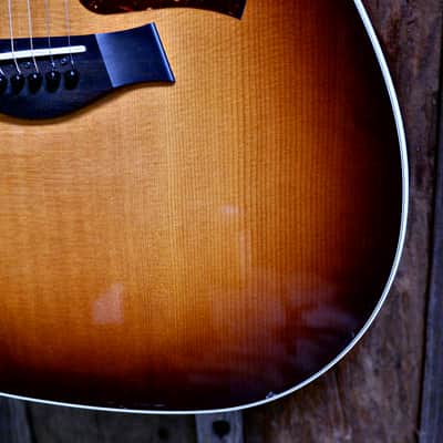 Taylor 210e Acoustic-Electric - Tobacco Sunburst w/ hard case image 4