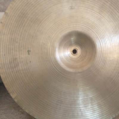 Zildjian Vintage Avedis 14 inch lightweight 808 gram crash or hi hat cymbal, 160s - excellent! image 3