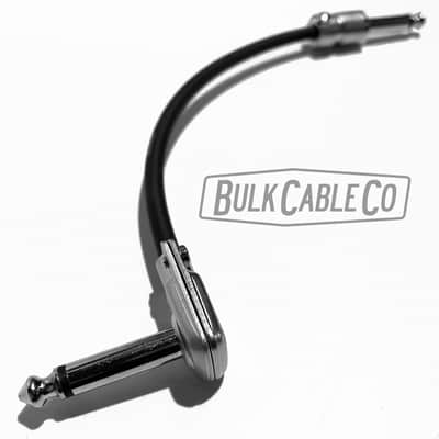 8 Pack - 10" Mogami 2319 Patch Cable - SquarePlug SP500 / SPS5 - Right Angle To Straight Connectors image 13
