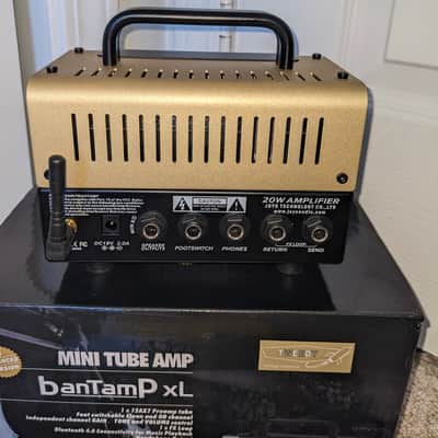 Joyo banTamP xL Tweedy 2-Channel 20-Watt Bluetooth Guitar Amp Head 2020 - Present - Black / Gold image 5