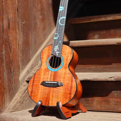kaifen custom 5A hawaiian koa concert ukulele image 2
