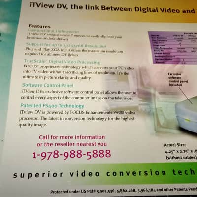 Focus Lot of 9 FOCUS iTView PC To TV Video Converters New In Original Packaging image 3