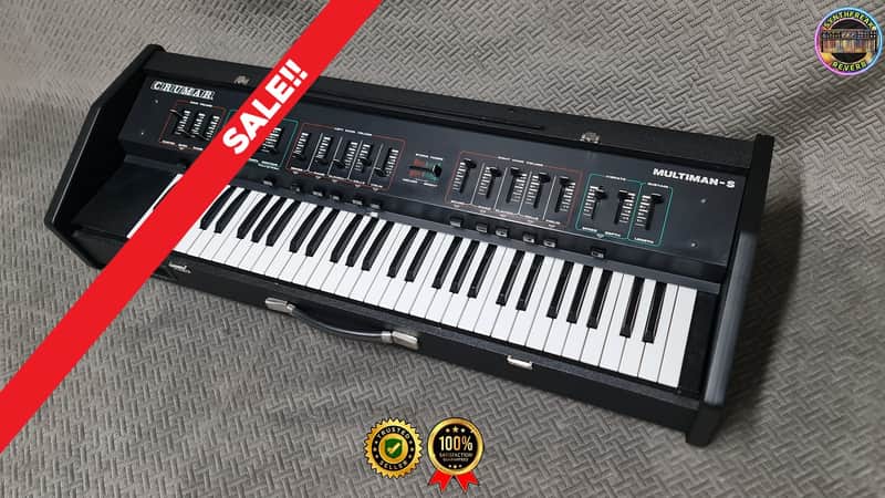 Crumar Multiman S -β
Rare Vintage from Β΄70sβ
Polystring Analog Synthesizer β
World Wide Shipping! image 1