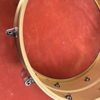 Yamaha RRS-1455 Recording Custom 5.5x14" Brass Snare Drum 2016 - Present - Brass/Chrome image 9