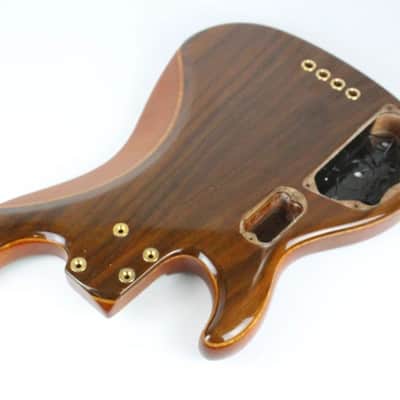 RARE 2001 Fender American Deluxe Zone Bass Walnut Exotic Wood BODY USA Premium Bass image 12