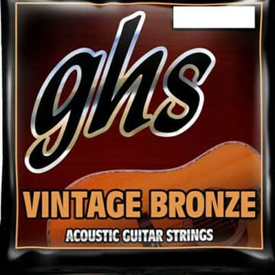 GHS Vintage Bronze 13-56 Acoustic Guitar Strings image 1