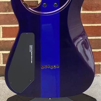 Caparison Dellinger II FX Prominence MF, Trans Spectrum Blue, Caparison Gig Bag image 7