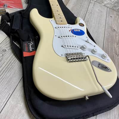 Fender #0139202305 Jimmie Vaughan Tex-Mex Strat, Olympic White, Maple Fingerboard, with Deluxe Gig Bag image 5