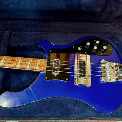 Rickenbacker 4003 1990 - Midnight Blue Bass Guitar w/ HSC - Excellent player. image 2