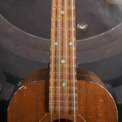 Vintage Luxor Baritone Ukulele – All Solid Mahogany - USA 1960s image 3