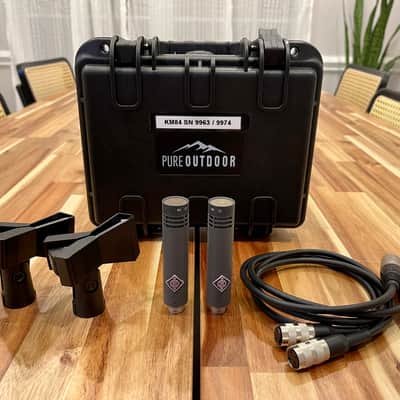 Vintage Neumann KM84 Stereo Matched Pair. KM84i. Close Serial Numbers. US Seller! image 3