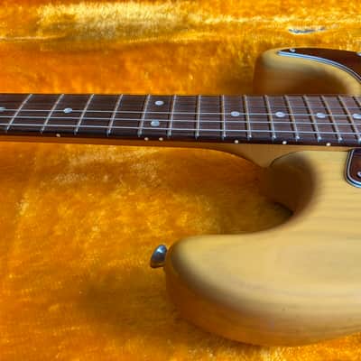 1980s Chandler San Francisco Joe Perry Stratocaster Natural Lipstick Pickups Hard Case image 4